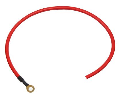 Picture of LEAD RING BATTERY TERMINAL OD=4mm 300mm RED