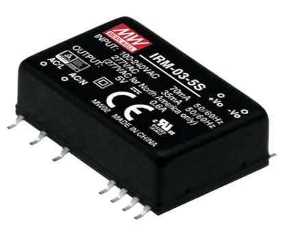 Picture of POWER SUPPLY SMD I=220V O=24VDC 0.125A 3W