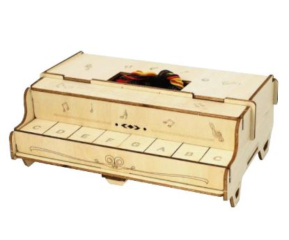 Picture of STEM PROGRAMMING DIY 8 BUTTON PIANO LEARNING KIT