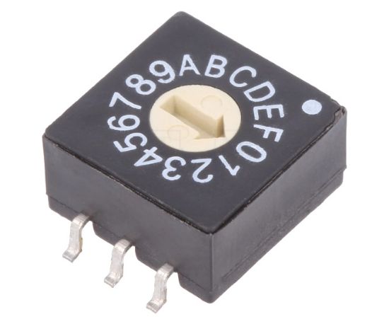 Picture of ROTARY SWITCH SMD 16W R/CODE