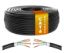Picture of CAT6 FTP ETHERNET CABLE CCA 8C SOLID BLACK - 100m/ROLL