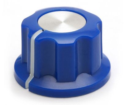 Picture of KNOB PLA BLUE HEX LIN 20x12x6.4 - 50/BOX