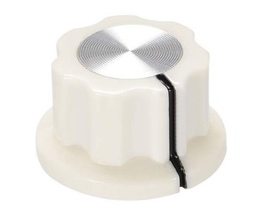 Picture of PLASTIC KNOB CREAM HEX LIN 20x12x6.4 - 50/BOX