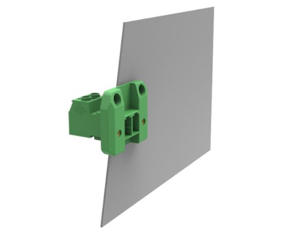 Picture of DIN RAIL PLUGGABLE TERMINAL BLOCK 4W P=7.62mm GREEN