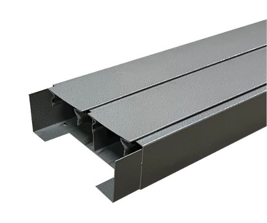 Picture of CS801 POWER SKIRTING 2.45M W/COVER GREY 2 ROW