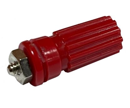 Picture of BANANA SOCKET 4mm  RED  CAPTIVE
