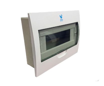 Picture of DB 12W PLASTIC TINTED FLAP 260x200x72 FLUSH