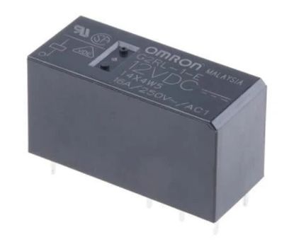 Picture of RELAY SPDT 16A 12VDC RECT 8PCB
