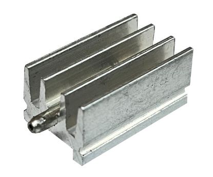 Picture of HEATSINK TO220 15x25X10MM  W/PIN SILVER