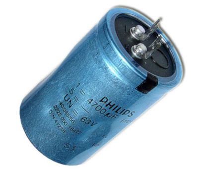 Picture of ELECTROLYTIC CAPACITOR RADIAL 150uF 385VDC 35x45 P=10 SOLDER