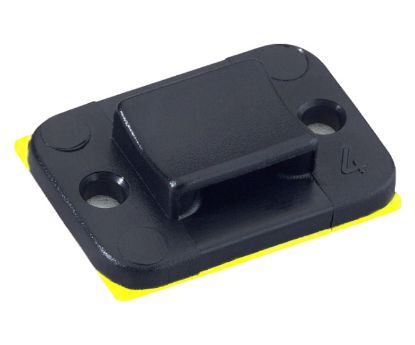 Picture of CABLE TIE ADHESIVE MOUNT 20x20x3.6mm BLACK