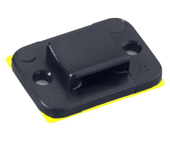 Picture of CABLE TIE ADHESIVE MOUNT 20x20x3.6mm BLACK