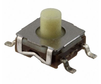 Picture of SMD TACTILE PUSH BUTTON SWITCH SPST-NO 0.05A BLACK 6x6 5mm