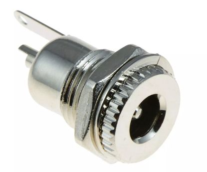 Picture of DC PLUG PANEL MOUNT 2.5x09mm METAL TYPE