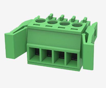 Picture of TERMINAL BLOCK 3W PLUG IN PRESS GREEN