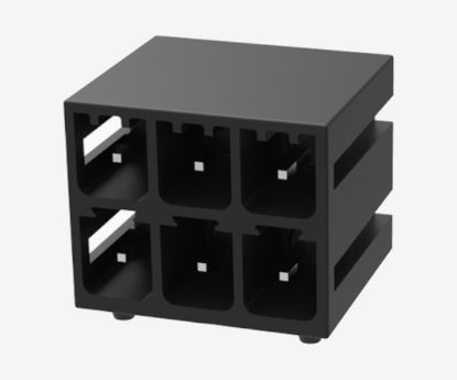 Picture of TERMINAL BLOCK  PLUG-IN R/A 2 ROW 6W P=5.08