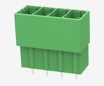 Picture of TERMINAL BLOCK STRAIGHT 4W CLOSED P=7.62