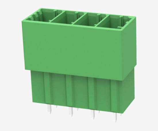 Picture of TERMINAL BLOCK STRAIGHT 4W CLOSED P=7.62