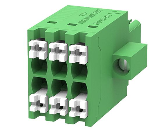 Picture of TERMINAL BLOCK 6W 2 ROW 3.5 PLUG-IN
