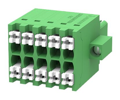 Picture of TERMINAL BLOCK 10W 2 ROW 3.5 PLUG-IN