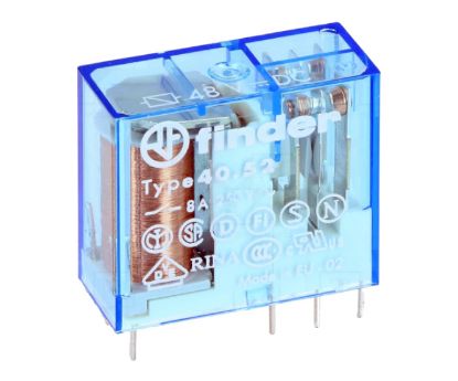 Picture of RELAY DPDT 8A 48VDC RECT 8PCB