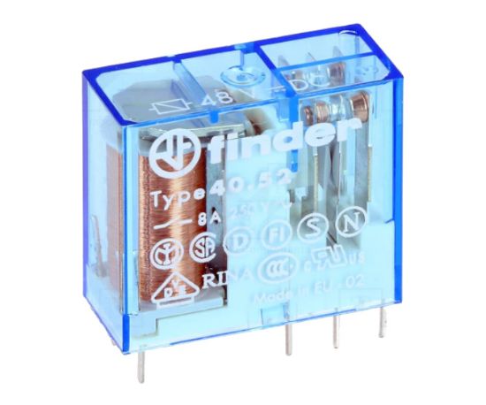 Picture of RELAY DPDT 8A 48VDC RECT 8PCB