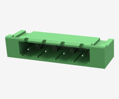 Picture of TERMINAL BLOCK R/A 4W P=5.08 GREEN