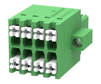 Picture of TERMINAL BLOCK 8W 2 ROW 3.5 PLUG-IN