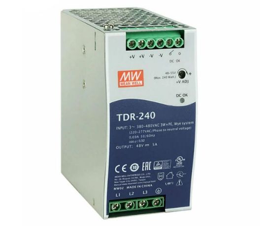 Picture of POWER SUPPLY D/R 2/3-PH I=340-550VAC O=48VDC 5A