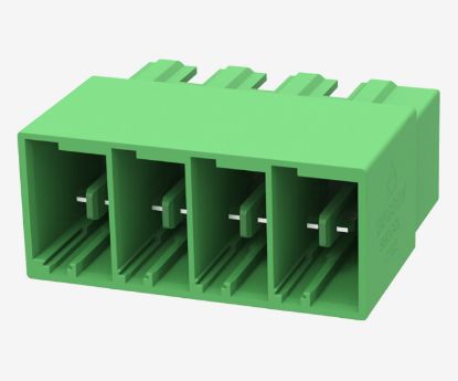 Picture of TERMINAL BLOCK R/A 4W CLOSED 7.62
