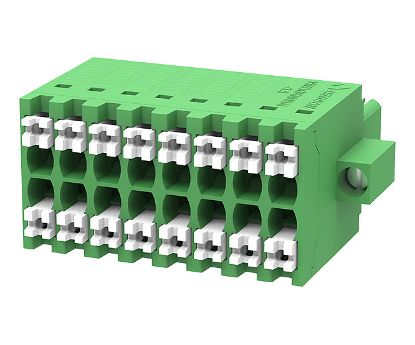 Picture of TERMINAL BLOCK 16W 2 ROW 3.5 PLUG-IN