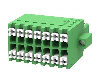 Picture of TERMINAL BLOCK 14W 2 ROW 3.5 PLUG-IN