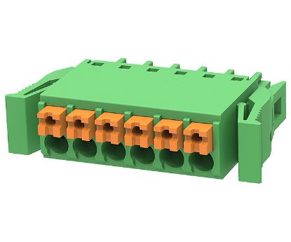 Picture of TERMINAL BLOCK 6W 3.5 PLUG-IN PRESS