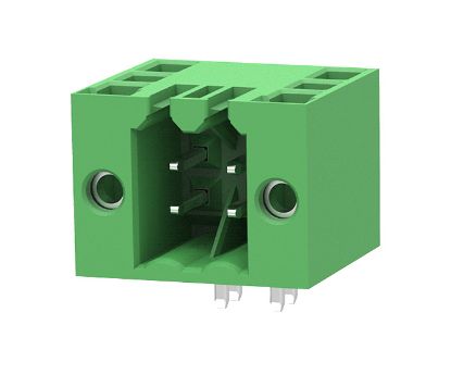 Picture of TERMINAL BLOCK PLUG-IN R/A PCB 2 ROW 4W 3.5 CLOSED
