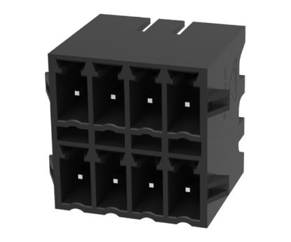 Picture of HEADER R/A PCB-MNT DIL 8P CLOSED P=3.5