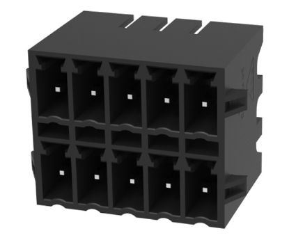 Picture of HEADER R/A PCB-MNT DIL 10P CLOSED P=3.5