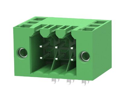 Picture of TERMINAL BLOCK PLUG-IN R/A PCB 2 ROW 6W 3.5 CLOSED