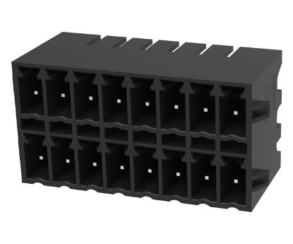 Picture of HEADER R/A PCB-MNT DIL 16P CLOSED P=3.5