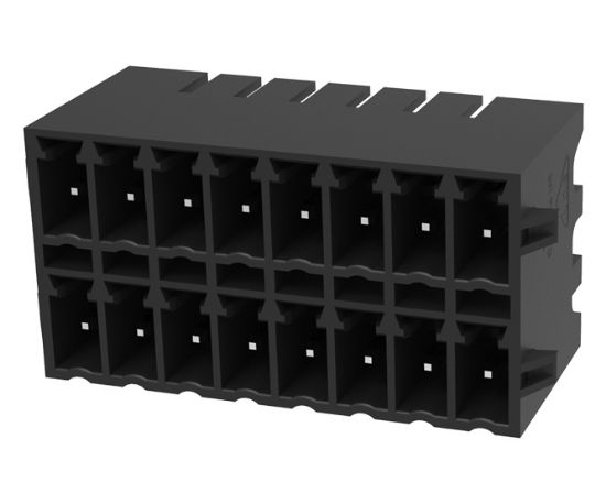 Picture of HEADER R/A PCB-MNT DIL 16P CLOSED P=3.5