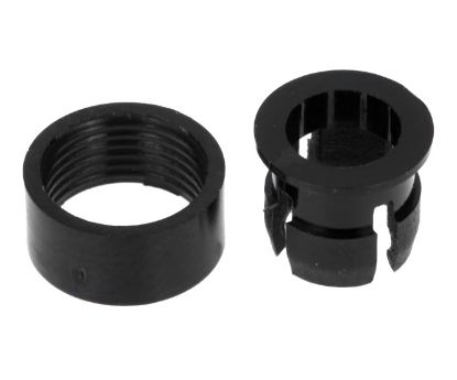 Picture of 5mm 2P LED HOLDER 4-PRONG WITH RING