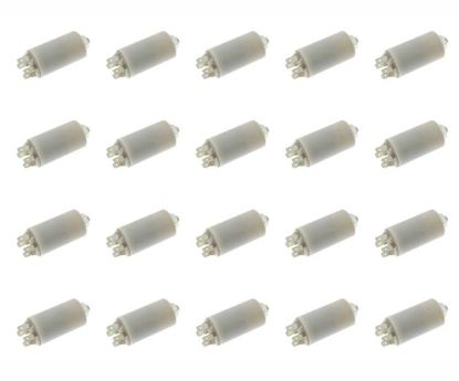 Picture of MOTOR RUNNING CAPACITOR STUD 16uF 450VAC 40x70mm - 100/BOX
