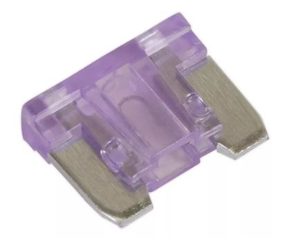 Picture of AUTOMOTIVE LOW PROFILE MINI BLADE FUSE SHORT-LEGS 3A PURPLE