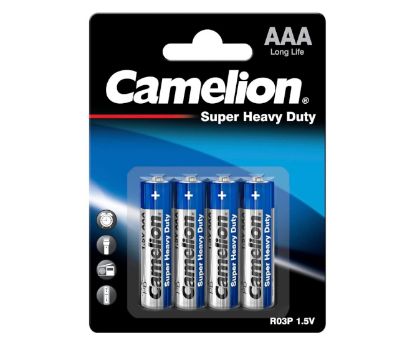 Picture of R03/AAA BATTERY 1.5V ZINC CHLORIDE - 4/PACK