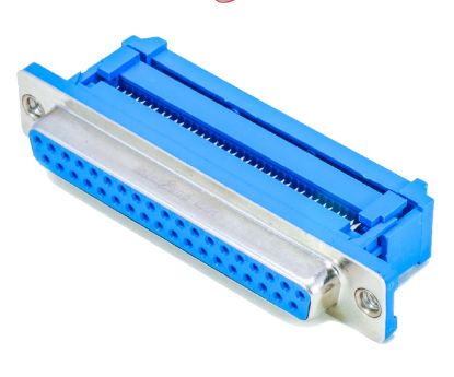 Picture of IDC SOCKET D-SUB 37W METAL MNT & PLASTIC STRAIN