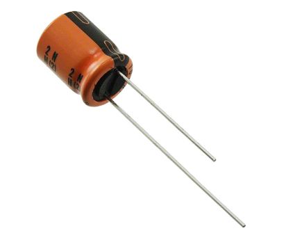 Picture of ELECTROLYTIC CAPACITOR RADIAL 10uF 50V HT 5x11 P=2