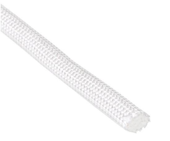Picture of SILICON FIBERGLASS SLEEVING ID=3.0mm TH=0.28mm WHITE - DEBULK