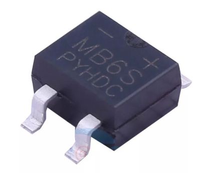 Picture of BRIDGE RECT SMD 800V 0A8  MB6S SOIC6