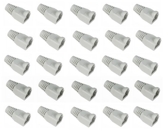 Picture of BOOT RJ45 RND CAB L-GY BUBBLE 28mm FOR 7mm CABLE - 1K/BAG
