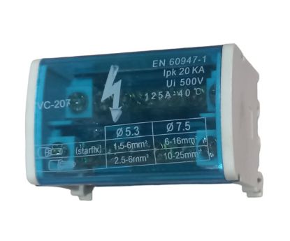 Picture of MODULAR DISTRIBUTION BLOCK 2 BAR 125A