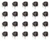 Picture of PRESET POTENTIOMETER 6MM T-ADJ SCR 470K - 1K/BOX